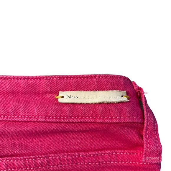 Pilcro and the Letterpress Hot Pink S.T.E.T. Shorts - Picture 4 of 6
